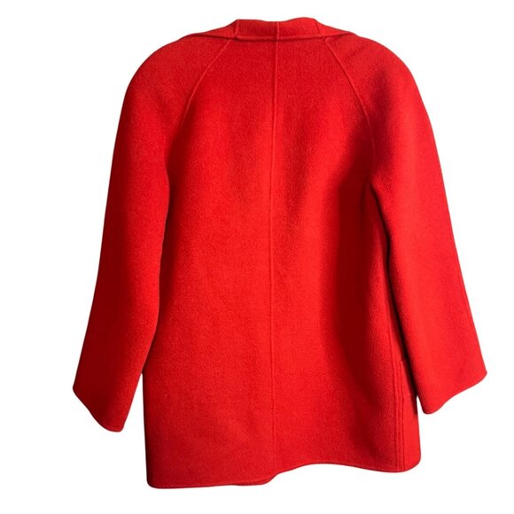 Alexandra Bartlett Red Wool Open Jacket XS - Picture 2 of 6